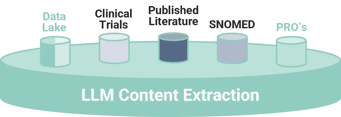 llm content extraction layer graphic